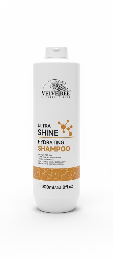 VELVETREE ULTRA SHINE Hydrating Shampoo 1000ml | Keratin & Wheat Protein Formula for Dry, Damaged, and Color Treated Hair... - Review, Price and Buying Guide