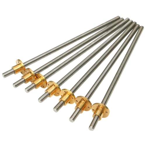 Haeuya Edelstahl Gewindestange T10, 4mm Steigung