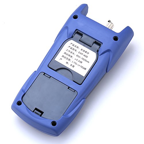 30KM Fiber Optical Power Meter with Aluminum Visual Fault Locator FC-LC Adapter Fiber Optic Cable Tester Checker Test Tool for CATV Telecommunications Engineering Maintenance