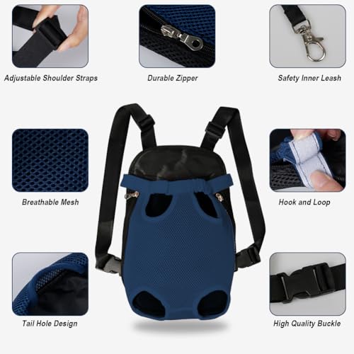 Sac à dos pour chien mains libres réglable taille XL
