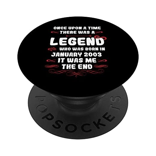 Érase una vez una leyenda. Enero 2003 Cumpleaños PopSockets PopGrip Intercambiable