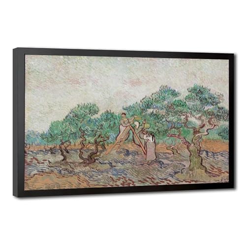 Toile suspendue Van Gogh The Olive Orchard pour habiller un grand mur vide
