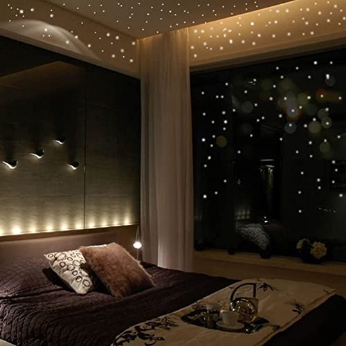 407 piezas de calcomanías luminosas para pared y techo miniatura 4