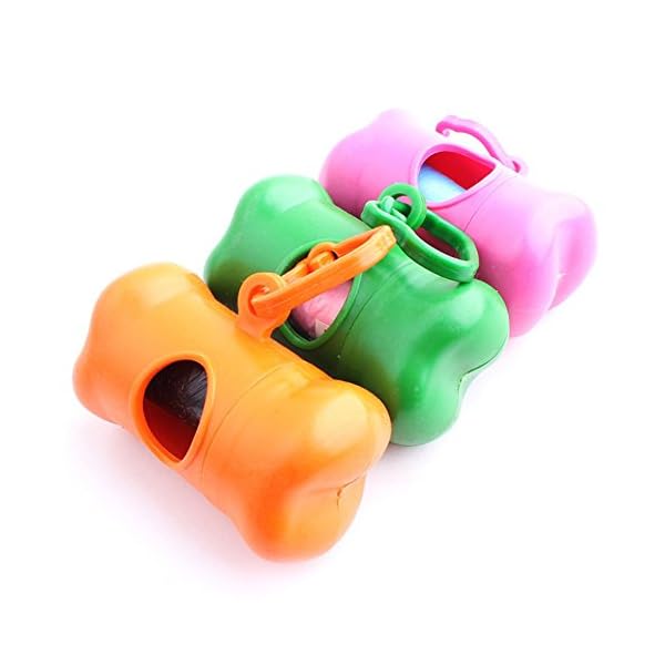 Norbi Pet Dog Waste Bag Bone Shape Dispenser Box Dog Poop Bag Case Clean-up Bag Carrier Case(Pink) Norbi Pet Dog Waste Bag Bone Shape Dispenser Box Dog Poop Bag Case Clean-up Bag Carrier Case(Pink)