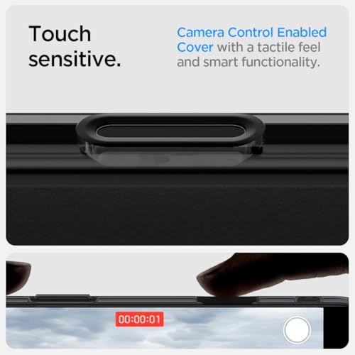 Image of Spigen Ultra Hybrid T MagFit Back Cover Case for iPhone 16 Pro, MagSafe Compatible, Air Cushion Technology - PC+TPU | Frost Black