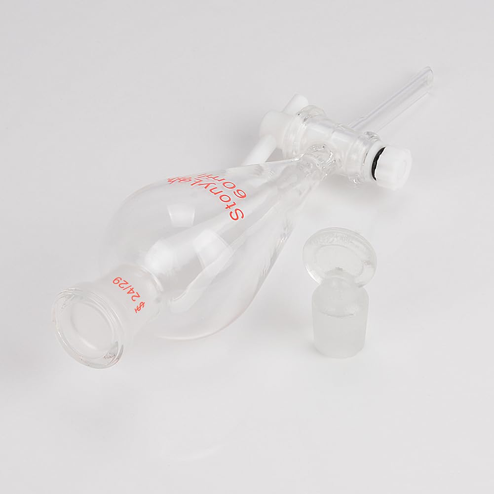 Labasics Borosilicaatglas 1000 ml Conische Scheitrechter met PTFE Afsluitkraan, 1000 ml Labasics Borosilicaatglas 1000 ml Conische Scheitrechter met PTFE Afsluitkraan, 1000 ml