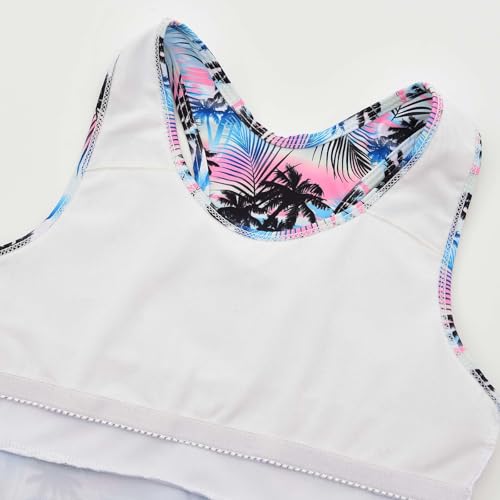 Image of JerrisApparel Little Girls' Summer Two Piece Boyshort Tankini Kids Swimsuit