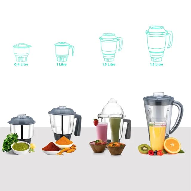 Morphy Richards Mixer Grinder Jar Sizes and Uses