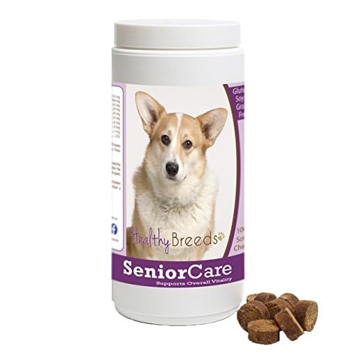 Healthy Breeds Cardigan Welsh Corgi Senior Dog Care Soft Chews 100 Count