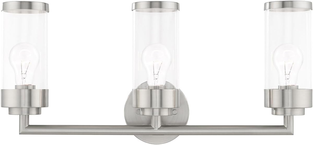 Livex Lighting 3 Lt Brushed Nickel Bath Vanity 10363-91
