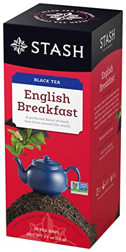 Image of Stash Tea English Breakfast Black Tea, 6 Boxes of 30 Tea Bags Each (180 Tea Bags Total)