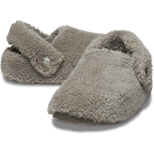 Image of Crocs Unisex-Adult Classic Cozzzy Slipper, Fuzz Lined House Slippers for Women and Men