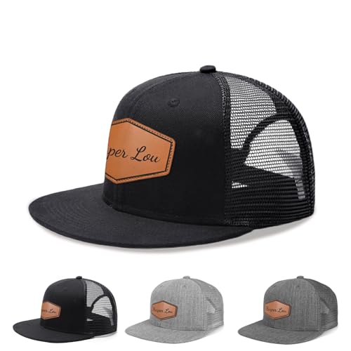 Custom Baseball Caps for Toddler Custom Trucker Hat Sun Hats Adjustable Snapback Cap Gifts for Kids Boys Girls Adults