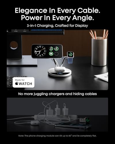 Anker Prime 3-in-1 Qi2.2 MagSafe Compatible 25W Wireless Charging Station - image 7
