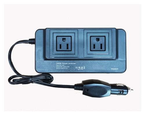 Onduleur de voiture 200W pour charger votre ordinateur portable sur la route sans panne de batterie