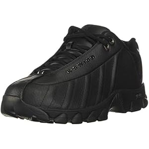 K-Swiss Men's ST329 CMF Sneaker, Wide Tennis Walking Shoes Leather Upper