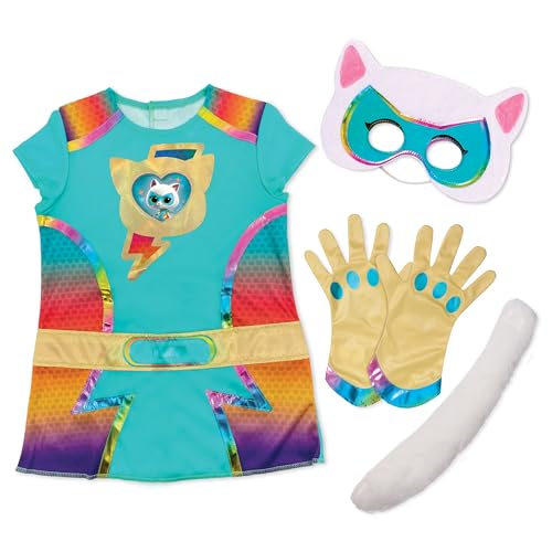 Disney Jr. SuperKitties Bitsy Super Dress Up Set 5-Pieces Pretend Play Toy for Fans Girls Kids Ages 3 and Up by Just Play Kids Toys for Ages 3 Up by Just Play