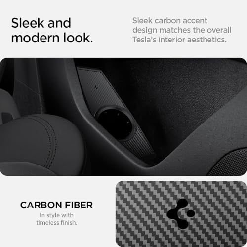 Image of Spigen J1772 Charging Adapter Door Dock for All Tesla Model 3 (2017-2026) | Compatible with Tesla Model 3 Highland (Standard, Premium & Performance 2026 /25 /24) - J1772 Charging Adapter NOT Included