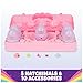 Hatchimals Alive, Rainbow Splash Egg Carton, Cute Easter Basket Stuffers, Includes 5 Collectible Figures in Color Reveal Eggs, 10 Accessories