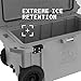 Pelican 80QT Elite Wheeled Cooler (Tan) | 58 Can Capacity with Ice | 10 Day Ice Retention | Built-in Bottle Opener | Guaranteed for Life