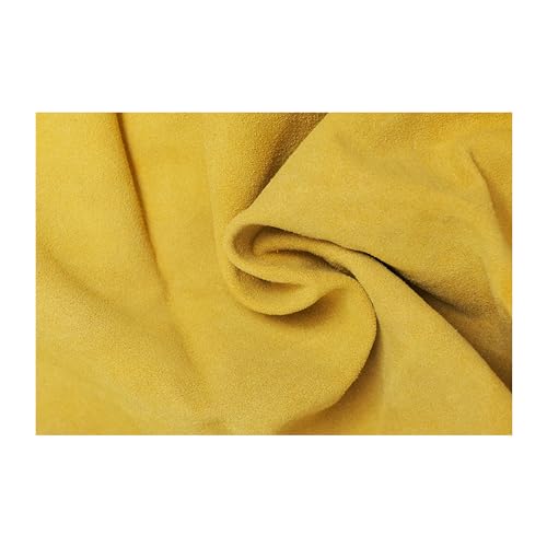 EFFICACY Leather Wear-Resistant Thicken Heat-Resistant Working Electric Welding Safety Clothing Protective Anti-Scalding, Leather Apron Adjustable Men/Women, Free Size (92.71X64.77cm) Yellow 1