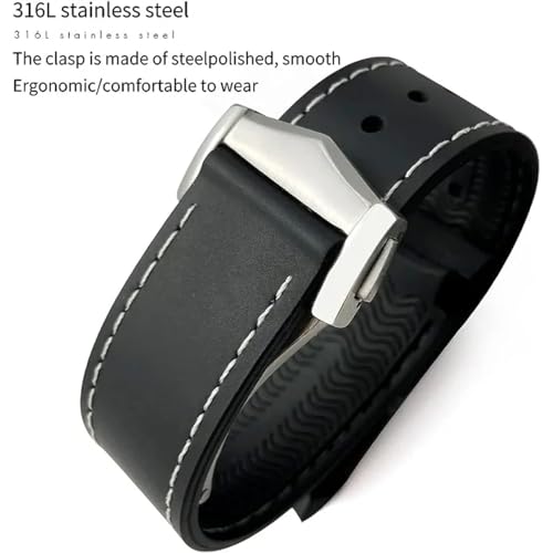 Bracelet montre caoutchouc Omega Seamaster élégance durable