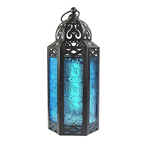 Lanterne décorative marocaine en verre pour illuminer vos soirées de jardin