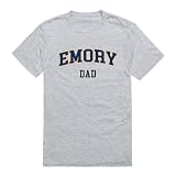 Emory Eagles College Dad Tee, Heather Grey, Medium