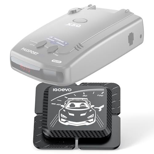 Upgraded Magnetic Radar Detector Mount with N52 Strong Magnets Radar Detector Dash Mount for Uniden Cobra Escort Valentine One and Other Radar Detectors Unobstructed View Shockproof and Stable