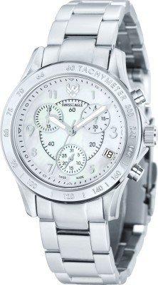 Swiss Eagle Analog Mother of Pearl Dial Women's Watch-SE-6026-22