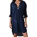 Produktbild Jecarden Strandkleid Damen, Bikini Cover Up Strandponcho Damen Sommer Pareos Sommerkleid Damen Elegant Bademode Strand Vertuschen Shirt für Urlaub Die Einheitsgröße