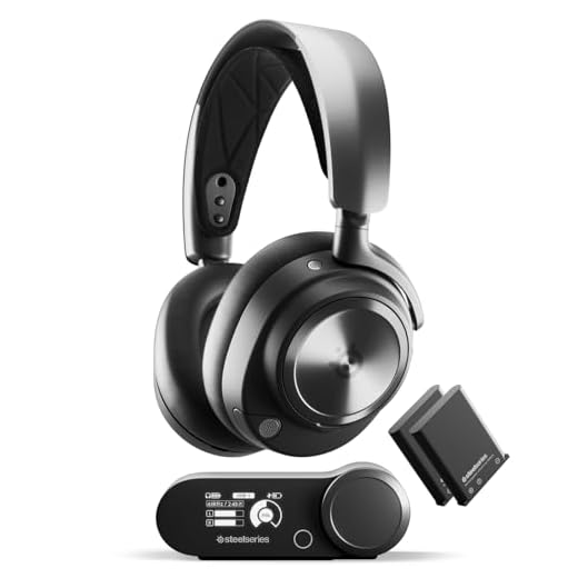 SteelSeries Arctis Nova Pro Wireless - Casque gaming multi-système - Haut-parleurs magnétiques en néodyme - ANC - Autonomie illimitée - Micro ClearCast Gen 2 - PC, PS5, PS4, Switch, Mobile