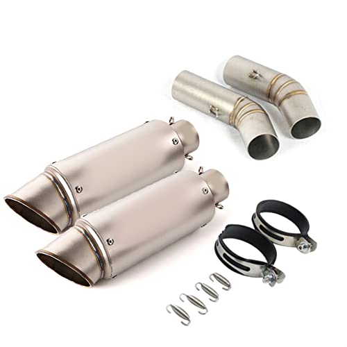 Silenciador 51mm Ducati 848 tubo de escape intermedio que optimiza el flujo