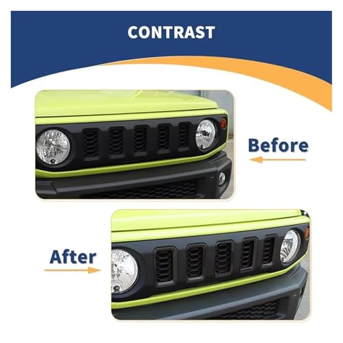 Cubierta embellecedora de parrilla para Suzuki Jimny JB74 que renueva el frontal del coche 2