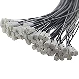 50pcs Ceramic Standard Medimun Screw Base Socket G4 MR11 Bulb Holders With Wire for Hot Halogen Bulb (G4 50pcs)