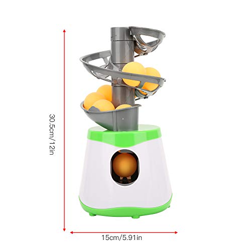 Table Tennis Trainer Robot, Portable ABS Automatic Ping Pong Ball Launcher with 10 Table Tennis Balls, Professional Table Tennis Practice Equipment for Beginners Ping Pong Lovers Practicing by SOMK - Image 5
