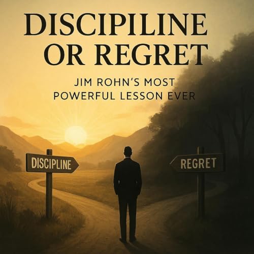 Discipline Or Regret&mdash;Jim Rohn&rsquo;s Most Powerful Lesson Ever Motivational Speech Podcast Por  arte de portada