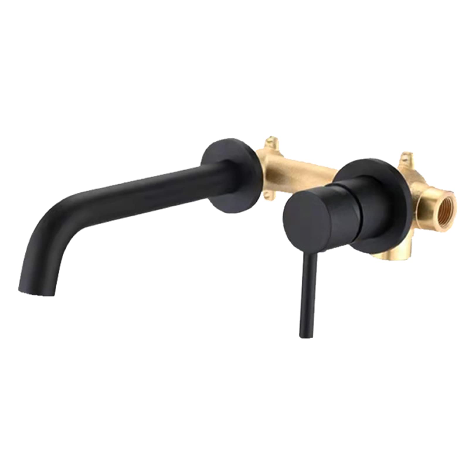Robinet de lavabo de salle de bain encastrable anti-encombrement