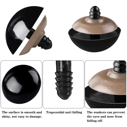 SANNIX 90 pcs10-20 mm Safety Eyes and Safety Noses - Image 4