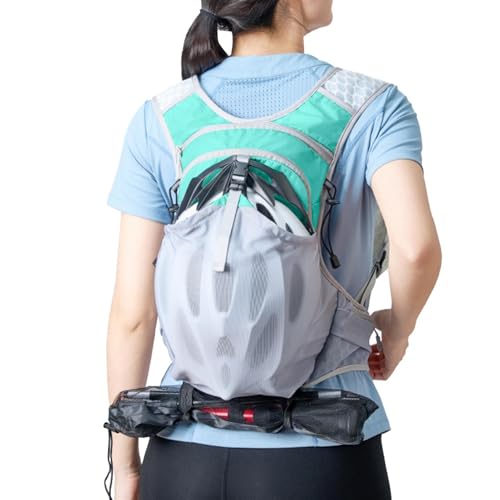 Mochila De Hidratación Senderismo - Reflectante De Gran Capacidad - con Depósito, Correa Ajustable, Mochila De Hidratación | para Senderismo Ciclismo Trekking Montaña Jogging Deportes Aire