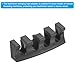 M METERXITY 4 Pack Badminton Stringing Racquet Load Spreader - Badminton Pressure Reducer Stringing Protector Threading Machine Adapter for Training (Black)