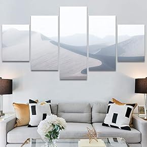 SIGNWIN 5 Panel Canvas Wall Art Modern Art...