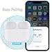 OLEBAND Replacement for Airpods Pro 2&1 Charging Case:Easy to Pair Your Air pods Pro Earbuds with Pairing Button,Support Both Wired and Wireless Charging,for iPods Pro 1st/2nd Gen(White)