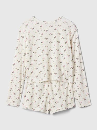 GAP girls Long Sleeve Shorts Pajama Set2
