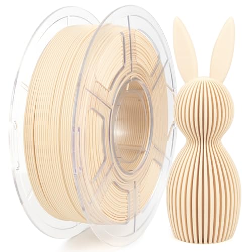 Image of iSANMATE High Speed PLA 3D Printer Filament, Matte Light Brown Beige PLA Filament 1.75mm Designed for High Speed 30-600mm /s, Fast Printing Speed PLA, Dimensional Accuracy ±0.02mm, 1kg Spool (2.2lbs)