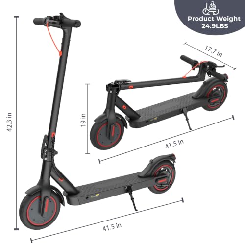 Image of Electric Scooters - Electric Scooter Adults, 1200W /1000W /500W Motor, 28 /25 /21 /18 MPH Top Speed, 10'' /8.5'' Tires, 28 /25 /23 /21Miles, APP Control E Scooter for Teens