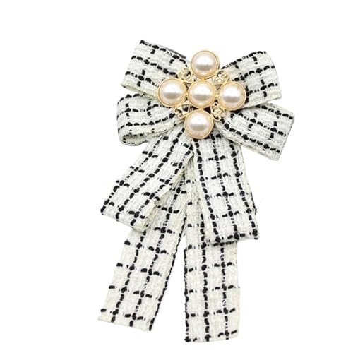 Noeud papillon femme vintage chic orné de perles d'imitation pour tenue élégante