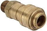 Dixon DCB9 Brass Air Chief Industrial Interchange Quick-Connect Air Hose Fitting, 1/2