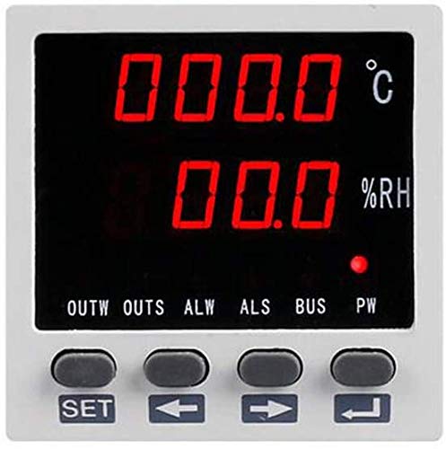 ELE-301-GD-T High Accuracy LCD Digital Thermometer Hygrometer Electronic Temperature Humidity Meter Clock AC220V 2m Cable