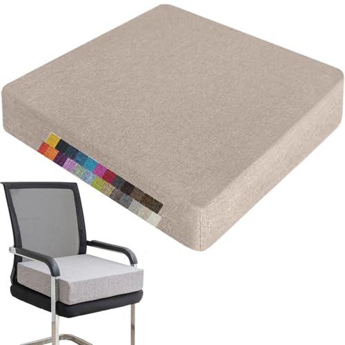 AIOLOVEMSR aufstehhilfe Kissen senioren für Couch 50x50x5cm Sitzkissen für Indoor & Outdoor Nutzung – waschbar, mit Reißverschluss,rutschfestes Sitzkissen für Gartenstuhl
